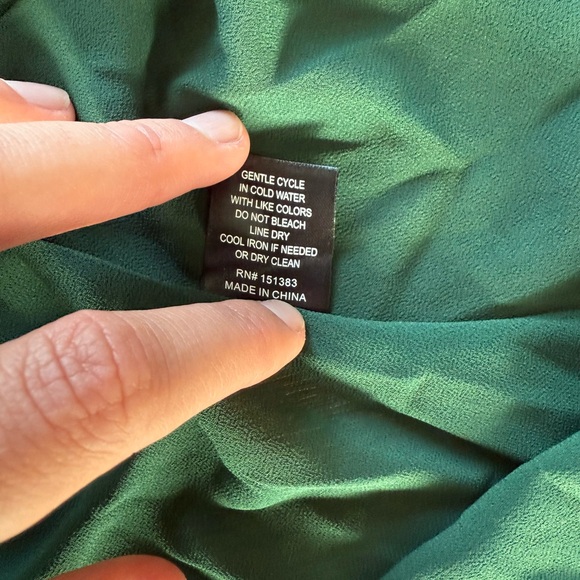 Common Collection Green Top - Picture 4 of 6